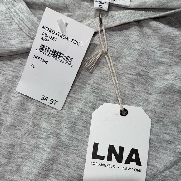 Cold shoulder grey long sleeve top - Picture 6 of 9